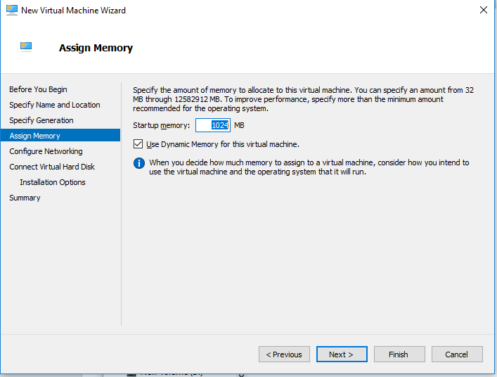 Selecting Memory