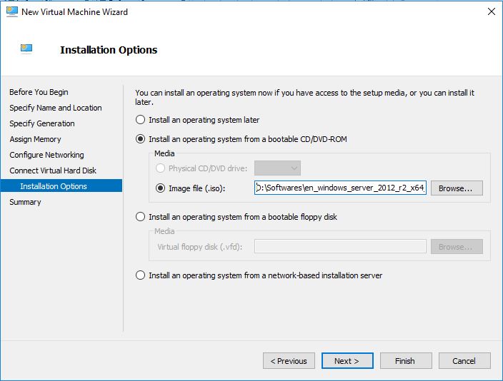 Selecting Operating System